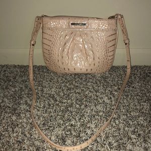 Apricot Brahmin Crossbody Bag